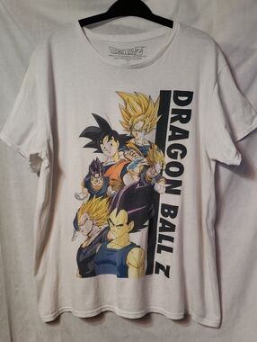 Dragon Ball Z White Short-Sleeve Graphic Tee